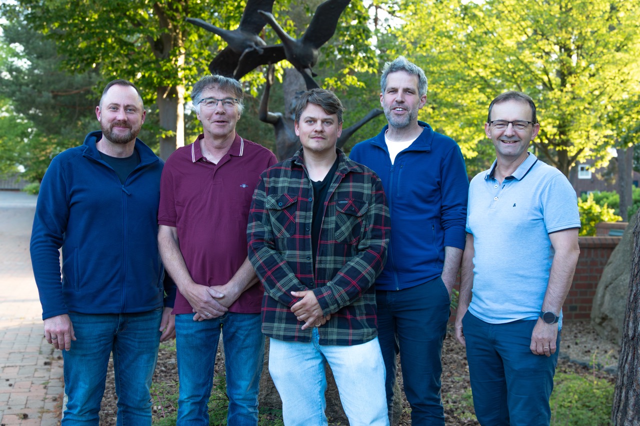 Kandidaten der SPD Faßberg zur Kommunalwahl 2026 nach Listenplatz: Dr. med. Dirk Häger, Frank Bielfeldt, Jörg Scheper, André Blin und Frank Stobbe.