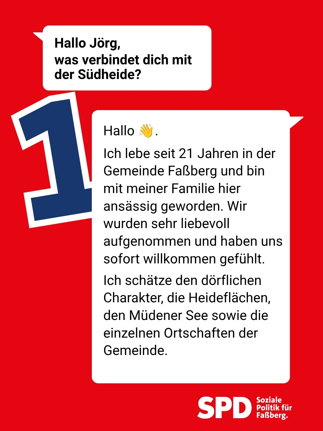 Jörg Scheper im Gespräch vor Ort