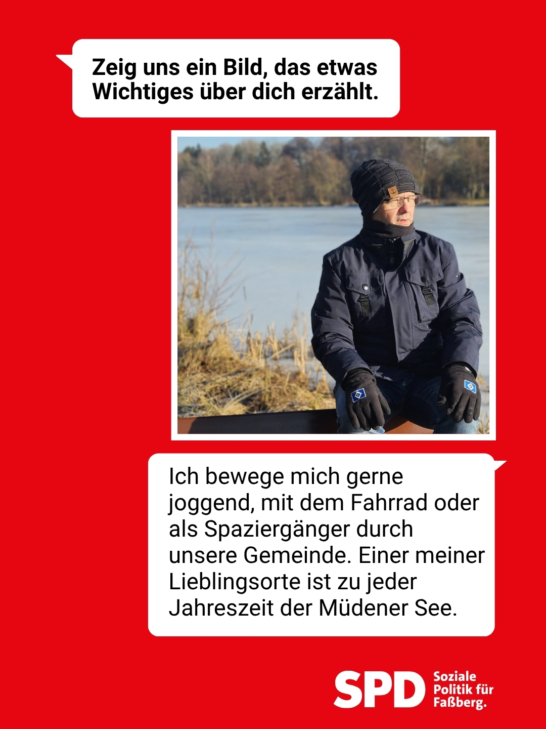 Jörg Scheper bei einem Termin in Faßberg